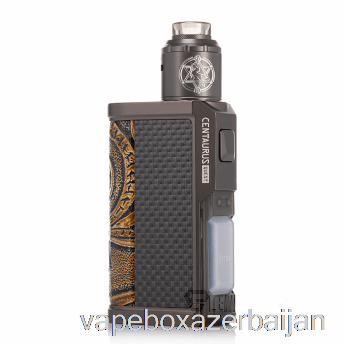 Vape Azerbaijan Lost Vape CENTAURUS QUEST 100W Squonk Kit Gunmetal / Ukiran